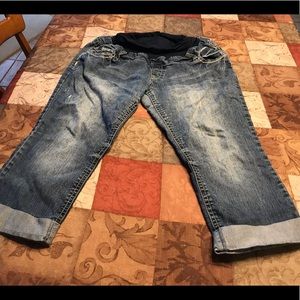 Motherhood maternity capris jeans